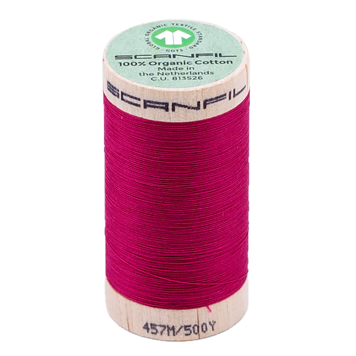 Love Poison 50/2 Weight Scanfil Organic Thread 457 Metres (500 Yards)