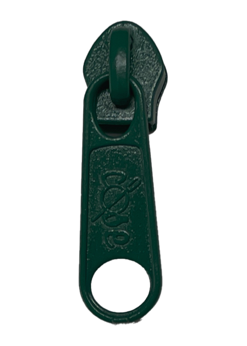 Dark Green Heavy Duty #5 Non-Lock Zipper Pull Bulk