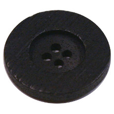 Acrylic Button 4 Hole Textured 18mm Navy