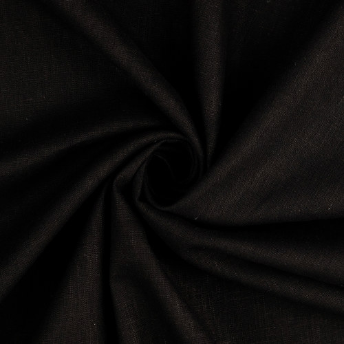 Black Washed Linen from Carlow by Modelo Fabrics