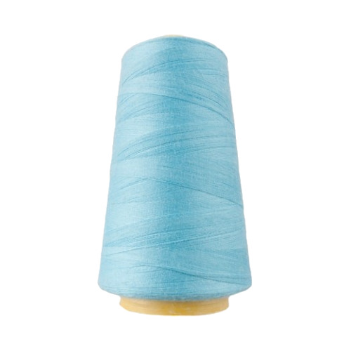 Hantex Overlocker Thread - Light Aqua - 100% Polyester 3000 Yrds (2700+m)