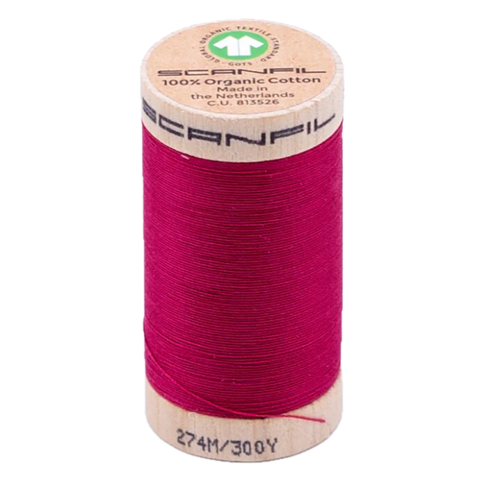 Love Poison 30/2 Weight Scanfil Organic Thread 274 Metres (300 Yards)