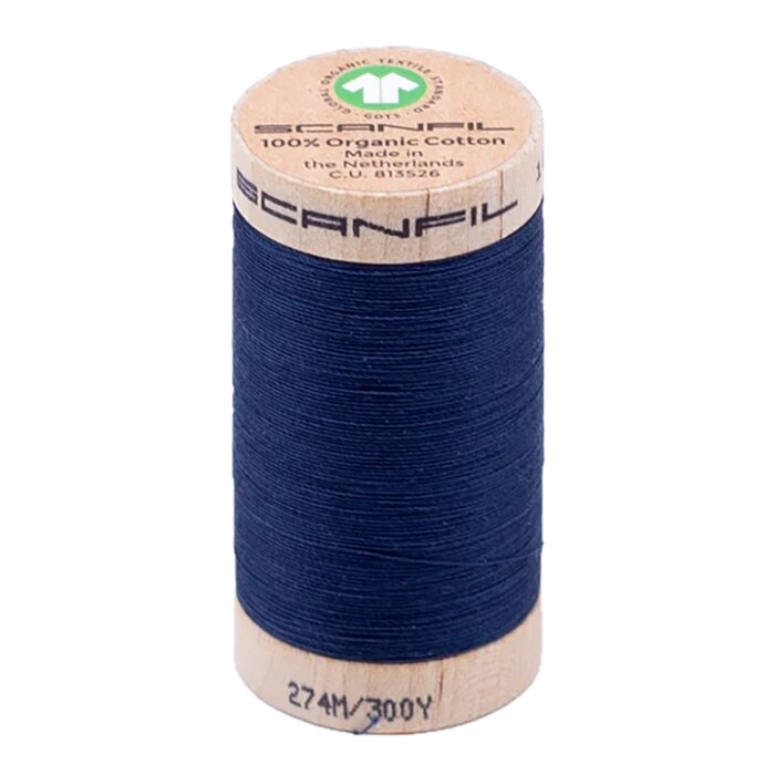 Poseidon 30/2 Weight Scanfil Organic Thread 274 Metres (300 Yards)
