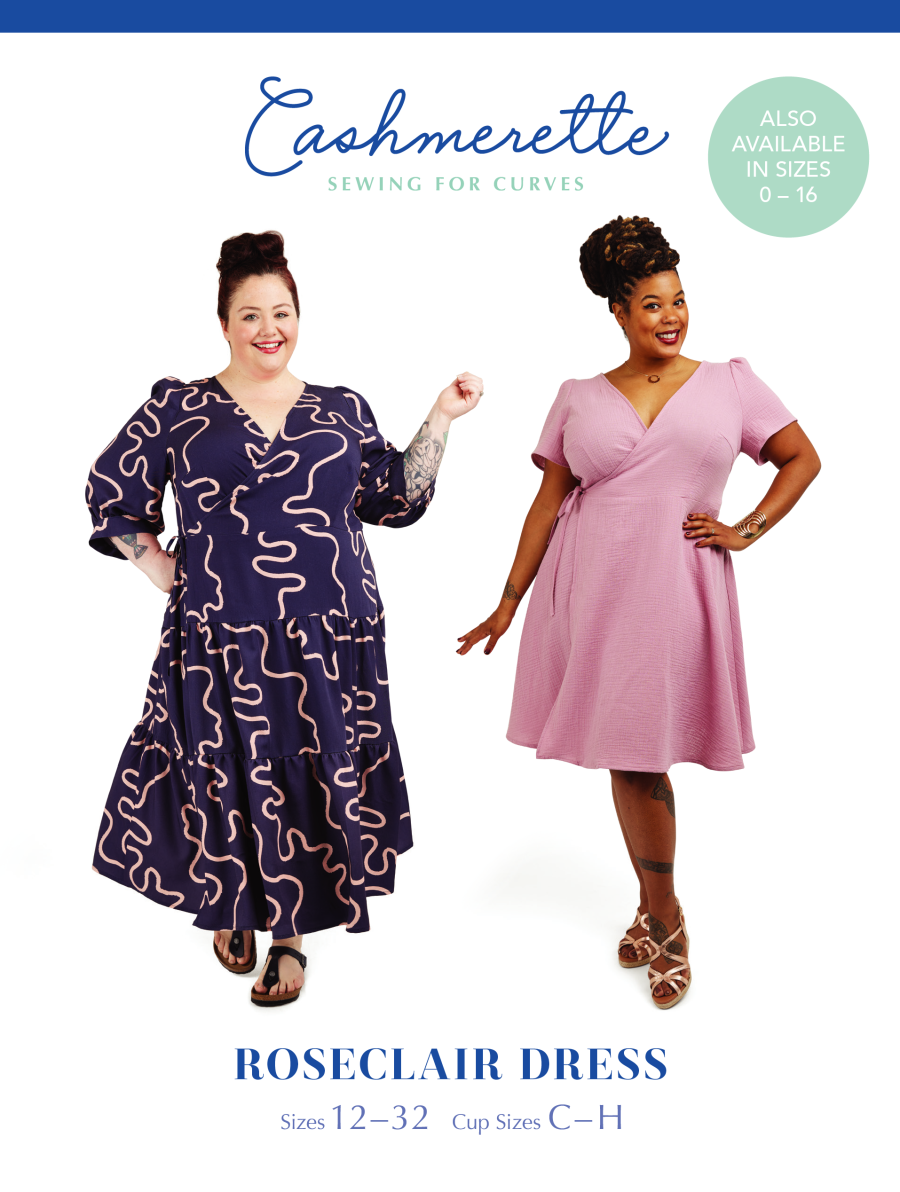 Roseclair Dress Pattern Size 12 - 32 By Cashmerette