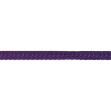 Purple Foldover Scalloped Edge Elastic - 12mm X 25m