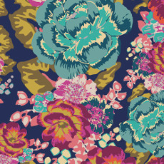 Boho Fusion Acqua Di Rose Boho ##knit## - Art Gallery Fabric 58in/60in Per Metre