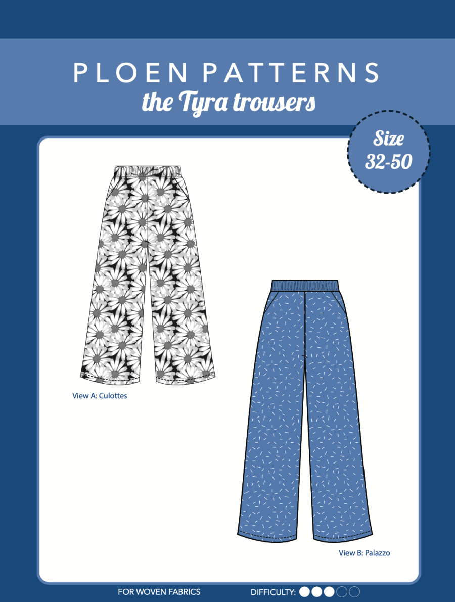 Tyra Trousers Pattern by Ploen Patterns