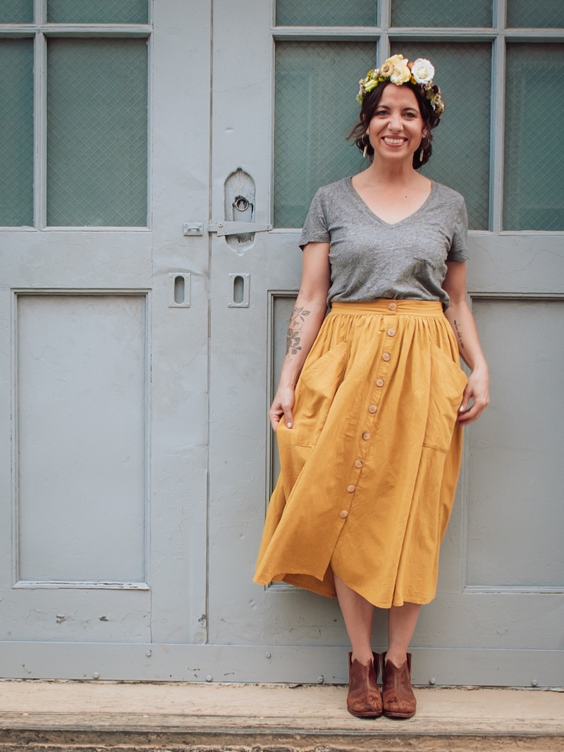 Estuary Skirt Pattern By Sew Liberated