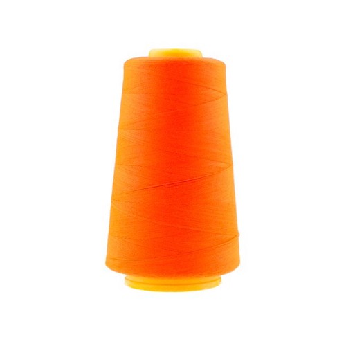 Hantex Overlocker Thread - Neon Orange - 100% Polyester 3000 Yrds (2700+m)