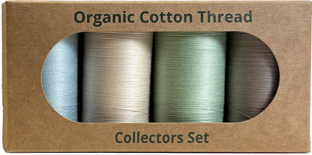 Coastal Calm Organic Cotton 30 Weight Thread Selection 274 Metre Spools