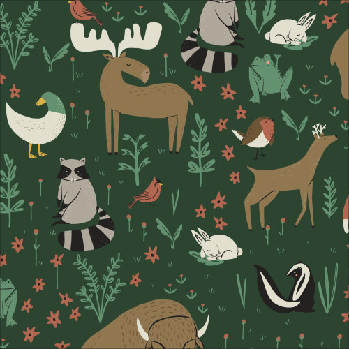Woodlands from Wild Things by Betsy Siber