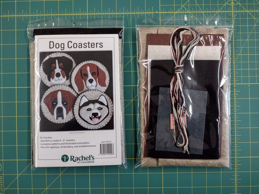 Dog Coasters Ornament Kit (4)