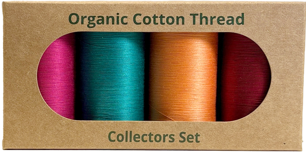 Jewel Organic Cotton 50 Weight Thread Selection 457 Metre Spools