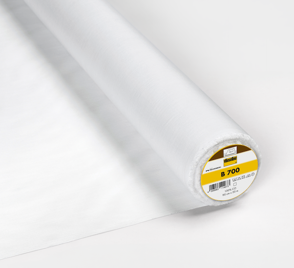 Vlieseline Woven Biodegradable Interlining Medium Weight - Fusible White 90cm X 25m