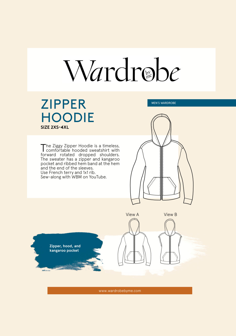 Ziggy Hoodie Sweater Pattern By Wardrobe By Me